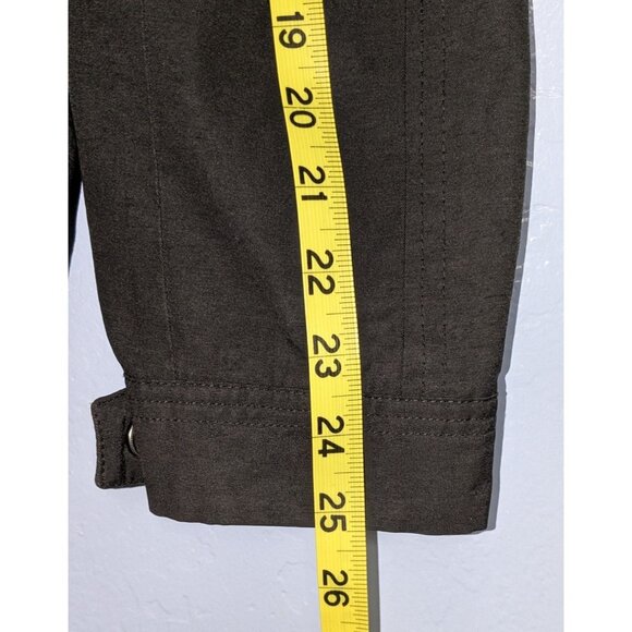 Marc New York Andrew Marc Mens XL Utility Jacket Black Button Pockets Adjustable - Picture 10 of 15